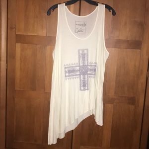 Free people/ We the free asymmetrical tank top